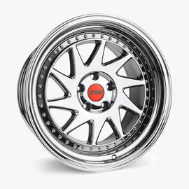 ESR SR09 19X10.5 5X120 +22 VACUUM BLACK CHROME FACE VACUUM BLACK CHROME LIP 90552022 SR09BLCHR