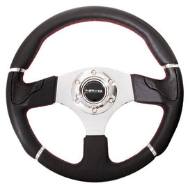 NRG 320mm Sport Leather Steering Wheel with trim ST-008R