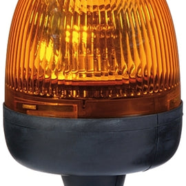 Hella Rota Compact 12V Amber Lens Beacon w/ Flexible Pole Mount 009506001