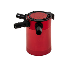 MISHIMOTO BAFFLED 3-PORT OIL CATCH CAN/TANK/AIR-OIL SEPARATOR MMBCC-CBTHR-RD RD MMBCC-CBTHR-RD