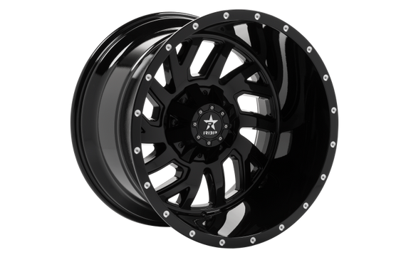 RBP 65R Glock 22x14 Blank BP / -76mm Offset 78mm CB Gloss Black Wheel 65R-2214-00-76FB