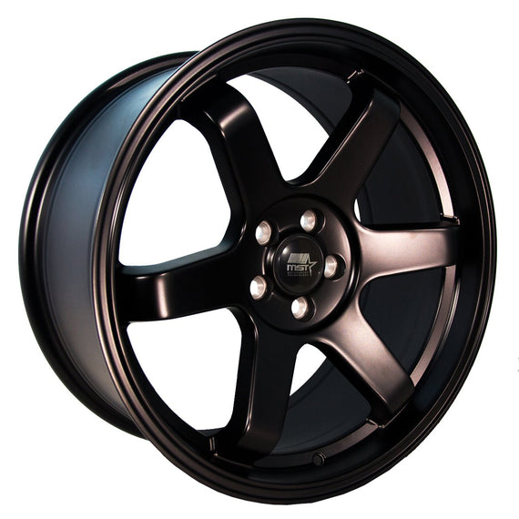 MST MT01 18x9.5 5x114.3 35 73.1 Matte Black Wheel/Rim 01-89565-35-MBK