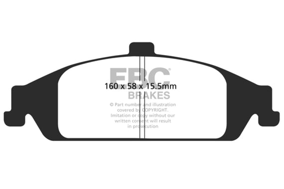 EBC 98-01 Chevrolet Malibu 2.4 Redstuff Front Brake Pads DP31243C