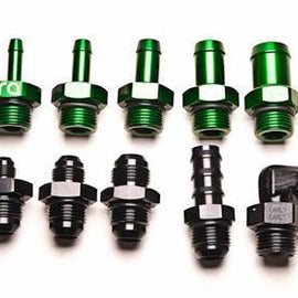 RADIUM ENGINEERING 6AN 2 PIECE PUSH-LOK HOSE END STRAIGHT 14-0141