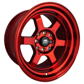 MST Time Attack 15x8.0 4x100/4x114.3 0 73.1 Ruby Red Wheel/Rim 01T-5816-0-FRED