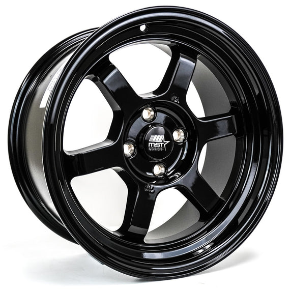 MST Time Attack 16x8.0 5x114.3 20 73.1 Glossy Black Wheel/Rim 01T-6865-20-BLK