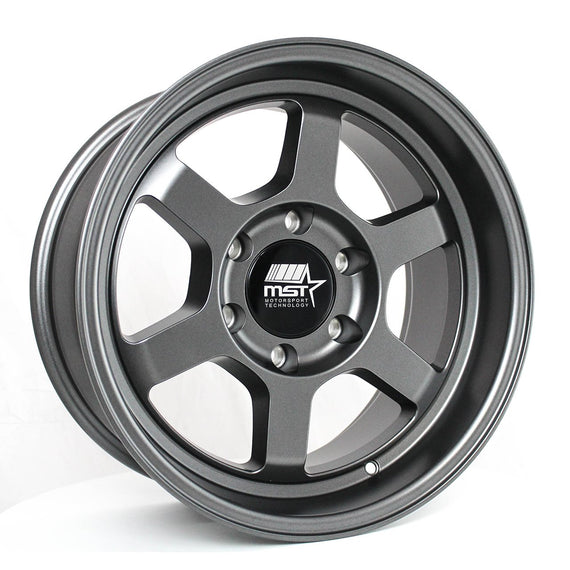 MST Time Attack-Truck 17x8.5 6X139.7 -10 112 Matte Gunmetal Wheel/Rim 01T-78583-N10-MGM