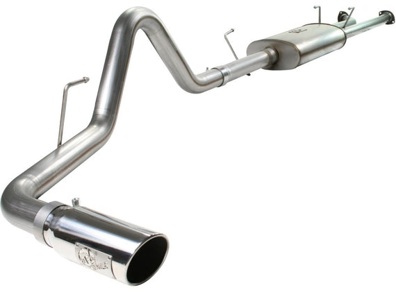 aFe Power Cat Back Exhaust System Fits 2007-2009 Toyota Tundra V8 5.7L Pol Tip 49-46006-P