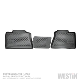 Westin 14-18 Chevrolet Silverado 1500/2500/3500 Regular Cab Profile Floor Liners Front Row - Black 74-06-21028