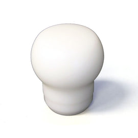 Torque Solution Fat Head Delrin Shift Knob (White): Universal 10x1.5 TS-UNI-152AW