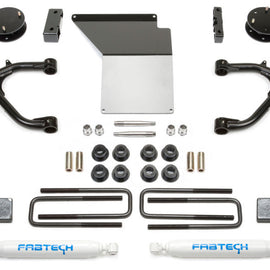 Fabtech 07-18 GM K1500 4in Uniball UCA System w/Rear Perf. Shocks K1062
