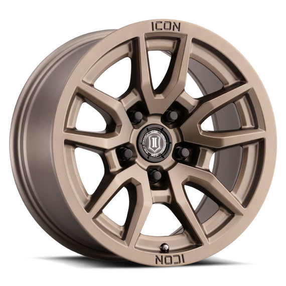 ICON Vector 5 17x8.5 5x150 25mm Offset 5.75in BS 110.1mm Bore Bronze Wheel 2617855557BR