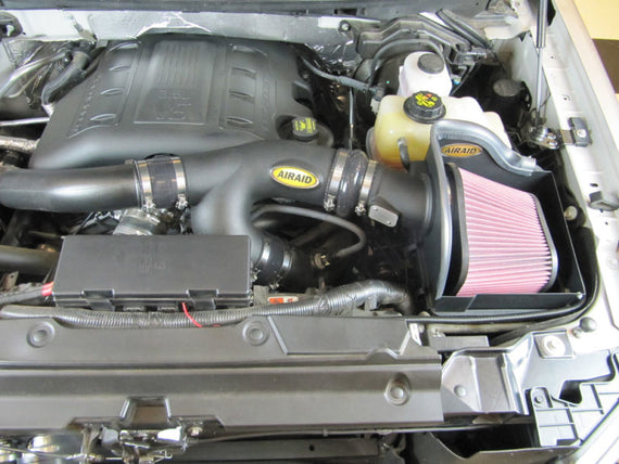 Airaid Intake System, Bifurcated Tube, Oiled / Red Media 11-14 Ford F-150 3.5L Ecoboost 400-101