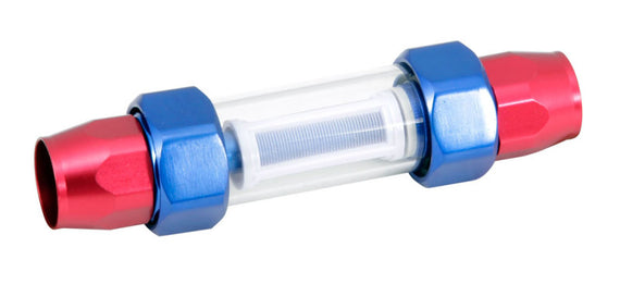 Spectre Pro-Plumbing Fuel Filter 3/8in. - Red/Blue 2220