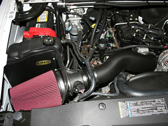 Airaid 07-08 Chevy/GMC Silverado/Sierra 2500/3500 6.0L CAD Intake System w/ Tube (Dry / Red Media) 201-225