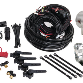 Air Lift Performance 3H (1/4 Air Line 2.5 Gal  Polished Aluminum Tank VIAIR 444C Comp) 27791