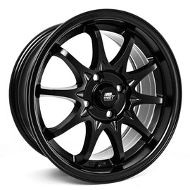 MST MT04 15X7.0 4X100 35 73.1 Matte Black Wheel/Rim 04-5749-35-MBK