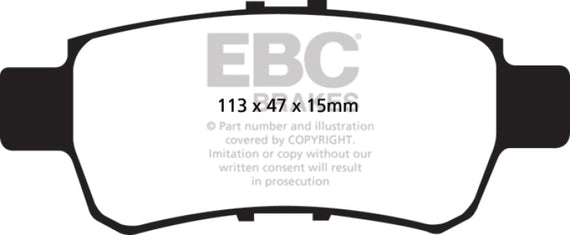 EBC 2005-2010 Honda Odyssey 3.5L Bluestuff Rear Brake Pads DP51744NDX