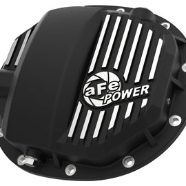 aFe Power Pro Series AAM 9.5/9.76 Rear Diff Cover Black w/Mach Fins 14-19 GM for 46-71120B