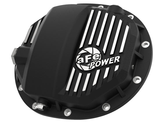 aFe Power Pro Series AAM 9.5/9.76 Rear Diff Cover Black w/Mach Fins 14-19 GM for 46-71120B