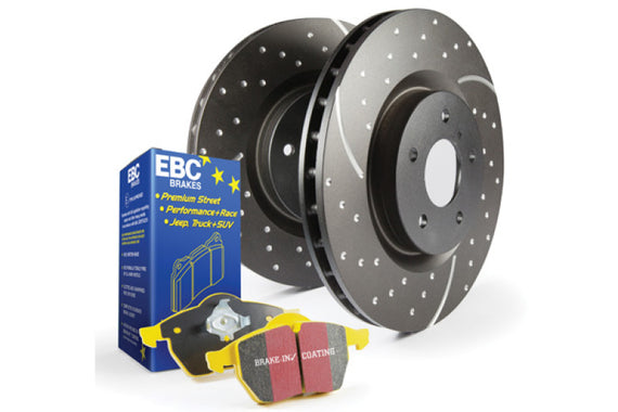 EBC Brakes S5KR1438 S5 Kits Yellowstuff And GD Rotors S5KR1438