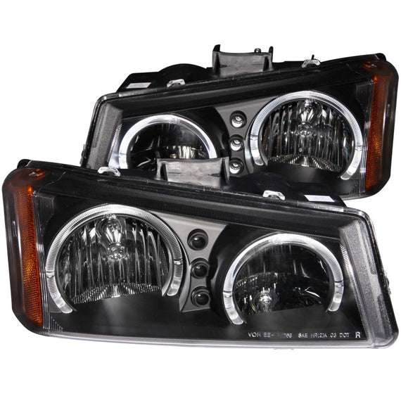Anzo 111212 Black Projector Headlights for 03-06 Chevrolet Silverado/Avalanche 111212