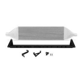 Mishimoto 08-14 Subaru STI Front-Mount Intercooler Kit w/ Black Crash Beam - Silver Core MMINT-STI-08BSL