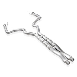 Stainless Works 2015-16 Mustang GT 3in Catback X-Pipe Retro Chambered Mufflers 2-1/2in Cores M15CBX