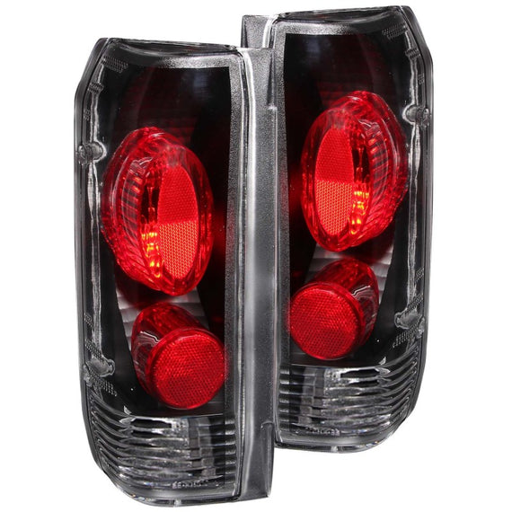 Anzo USA Euro Taillights Black for Ford Bronco/F-150/F-250/F-350/F-450 1989-1998 211062