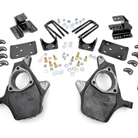 Rough Country Front 2-inch / Rear 4-inch Spindle Lowering Kit