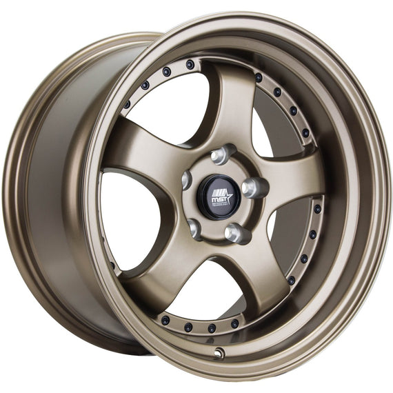 MST MT07 17x9.0 5x114.3 +20 cb73.1 Matte Bronze w/Black Rivets Wheel/Rim 07-7965-20-MBZ