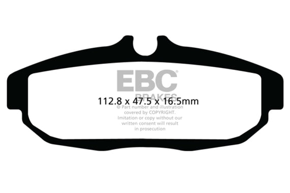 EBC 12 Ford Mustang 5.8 Supercharged (GT500) Shelby Redstuff Rear Brake Pads DP31894C