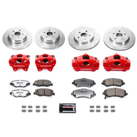 Power Stop 07-17 Jeep Wrangler Front & Rear Big Brake Conversion Kit BBK-JK-002R