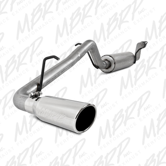 MBRP EXHAUST 2004-2012 CHEVY COLORADO GMC CANYON CAT BACK SINGLE SIDE ALUMINZED S5046AL