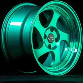 JNC 034 Transparent Green 16x8 4x100 +25 Wheel/Rim 18515663494