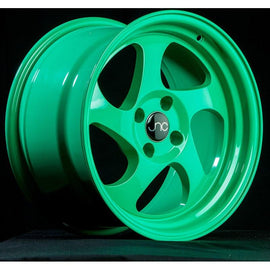 JNC 034 Wasabi Green 16x9 4x100 +20 Wheel/Rim 18515664006