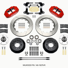 Wilwood Narrow Superlite 6R Front Hub Kit 14.00in Red 82-92 Camaro//Firebird 140-15279-R