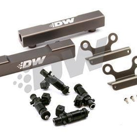 DeatschWerks Subaru top feed fuel rail upgrade kit with 1200cc injectors for MPFI WRX 2002-2014, STI 2007-2015, and Legacy GT 2007-2012