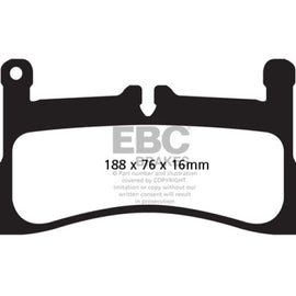 EBC Brakes DP42098R Yellowstuff Street And Track Brake Pads DP42098R