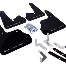 Rally Armor 12-16 Subaru Impreza 4D/5D Black UR Mud Flap w/Silver Logo MF22-UR-BLK/SIL