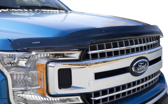 Lund 15-18 Ford F-150 Interceptor Hood Shield - Smoke 18832