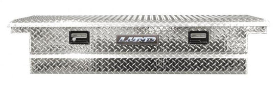 Lund Universal Aluminum Single Lid Cross Bed Box - Brite 9100LPT