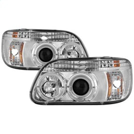 Spyder Ford Explorer 95-01 1PC Projector Headlights LED Halo Chrm PRO-YD-FEXP95-HL-1PC-C 5010148