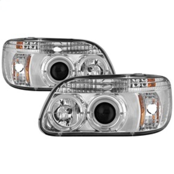 Spyder Ford Explorer 95-01 1PC Projector Headlights LED Halo Chrm PRO-YD-FEXP95-HL-1PC-C 5010148