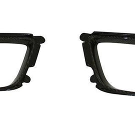 SEIBON - STYLE FOG LIGHT SURROUNDS PAIR - 2008-2012 MITSUBISHI LANCER EVO X FLS0809MITEVOX