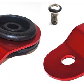 Torque Solution Radiator Mount Combo w/ Inserts RED)  Fits Mitsubishi Evo 7/8/9 TS-EV-008ic