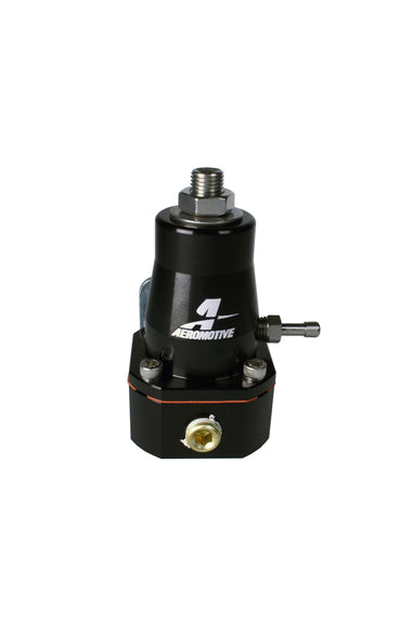 Aeromotive Adjustable Regulator Billet EFI Bypass - (2) -6 Inlets/(1) -6 Return - Black 13136