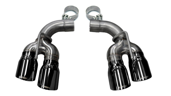 Corsa 2017-24 Chevy Camaro ZL1 2.75in Inlet / 4.0in Outlet Black PVD Tip Kit (For Corsa ExhaustOnly) 14774BLK