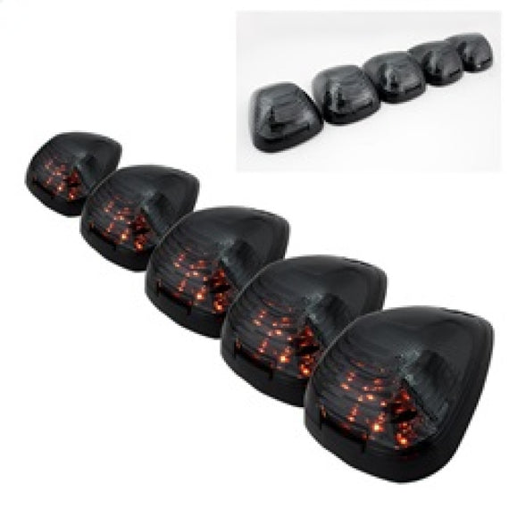 xTune Ford SuperDuty F250-F250 99-15 Amber LED Cab Roof lights - Smoke ACC-LED-FDSD99-CR-SM 9924590