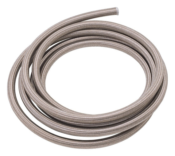Russell Performance -12 AN ProRace Stainless Steel Braided Hose (Pre-Packaged 20 Foot Roll) 632950